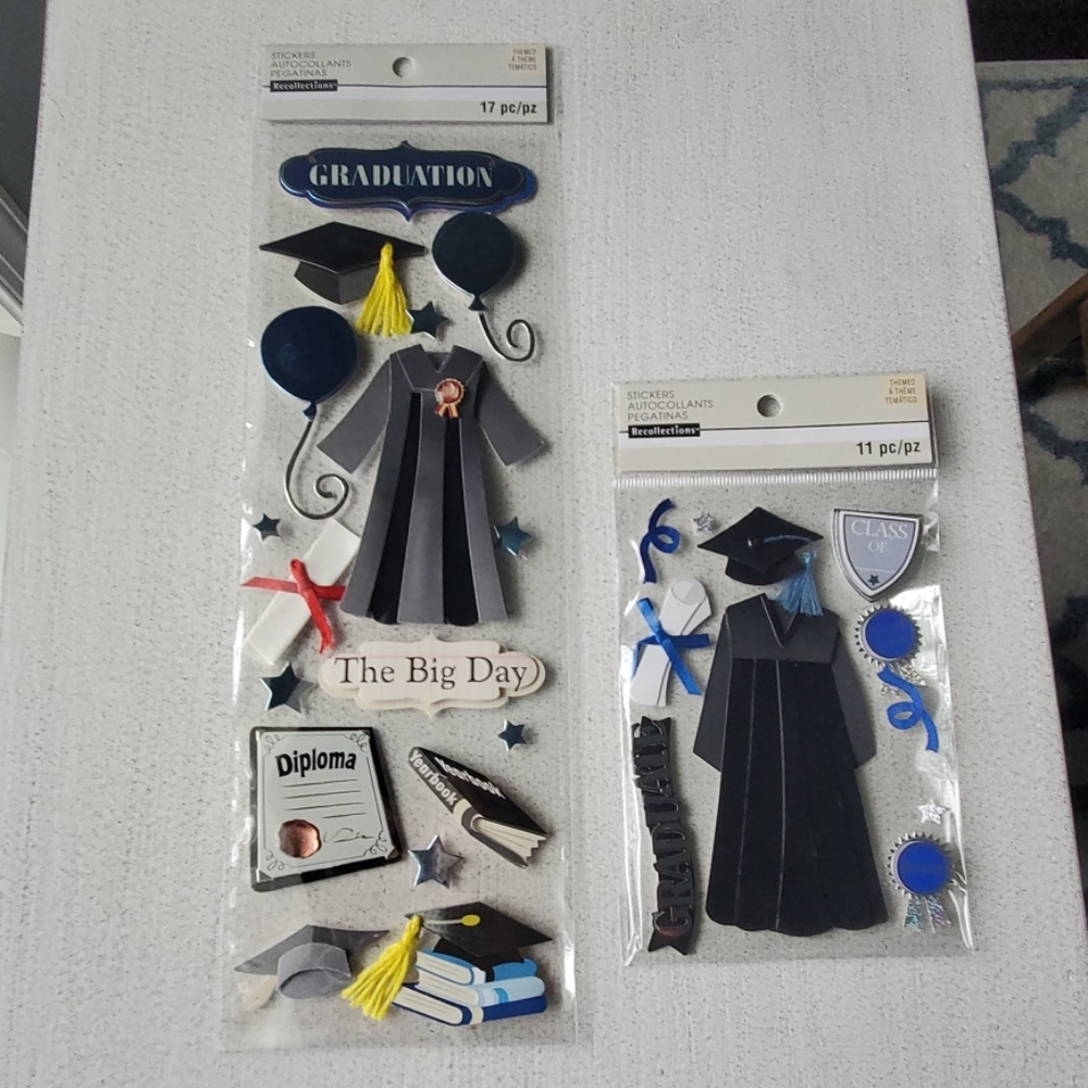 RECOLLECTIONS  GRADUATION THEME STICKERS